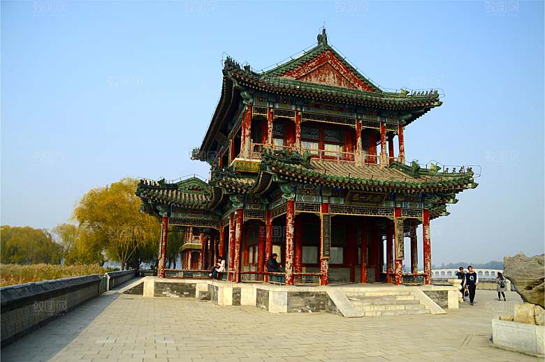 北京颐和园风光图