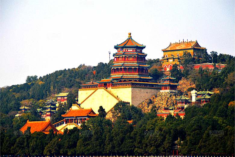 北京颐和园风光图
