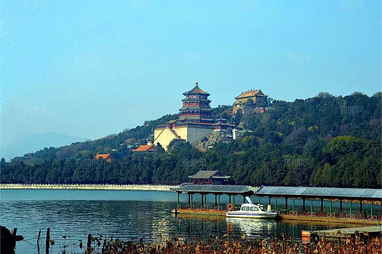 北京颐和园风光图