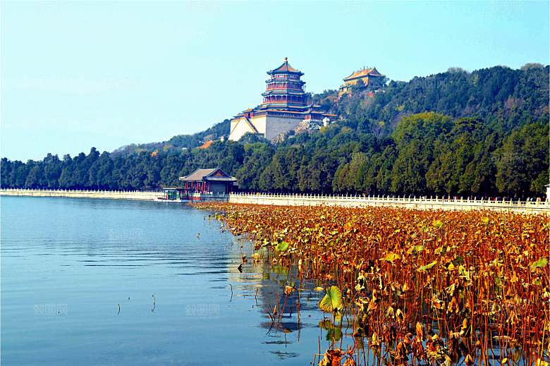 北京颐和园风光图