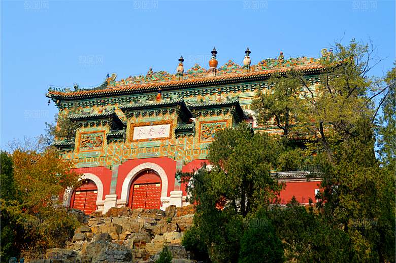 北京颐和园风光图