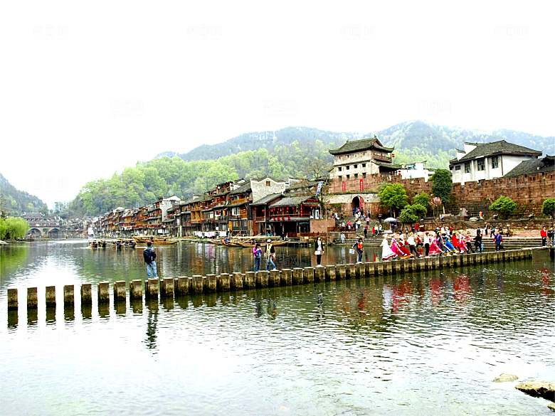 湖南凤凰古城风光