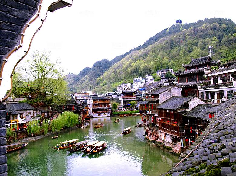 湖南凤凰古城风光