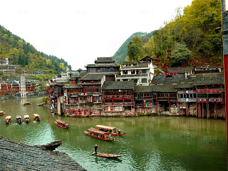 湖南凤凰古城风光