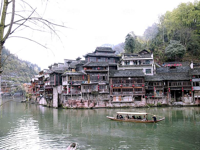 湖南凤凰古城风光