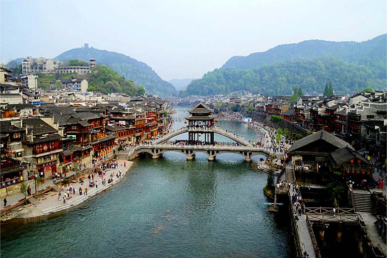 湖南凤凰古城风光