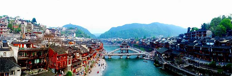 湖南凤凰古城风光