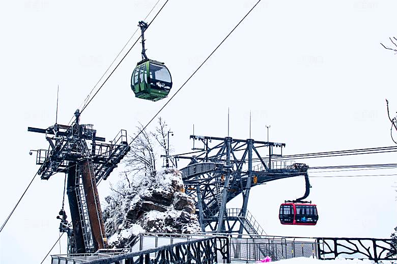 冰雪张家界天门山索道