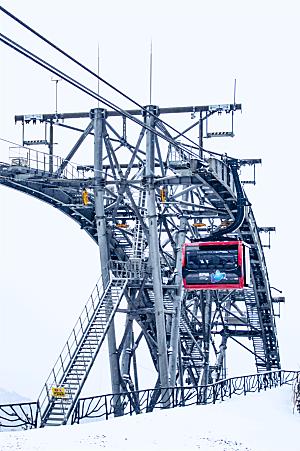 冰雪张家界天门山索道