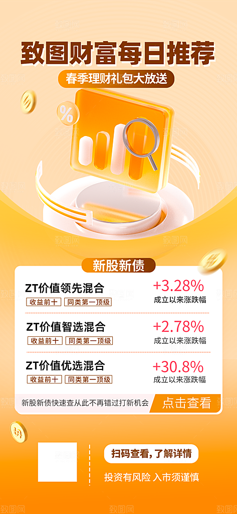 金融理财宣传海报