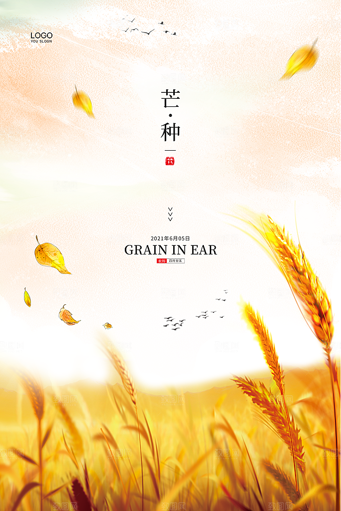 芒种二十四节气海报