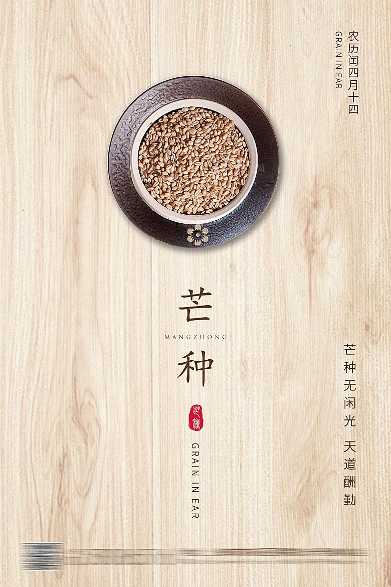 芒种二十四节气海报
