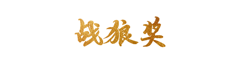 战狼奖艺术字效果