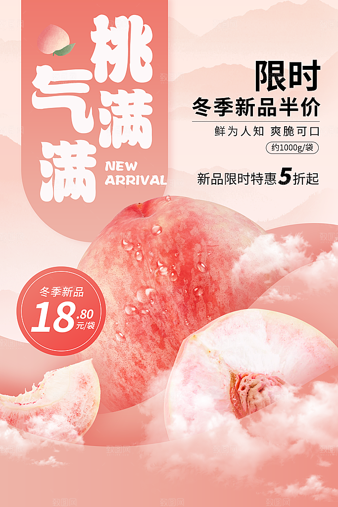 冬季美食促销海报