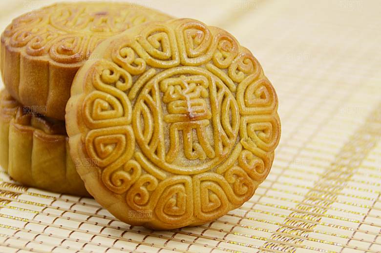 传统食品月饼摄影素材