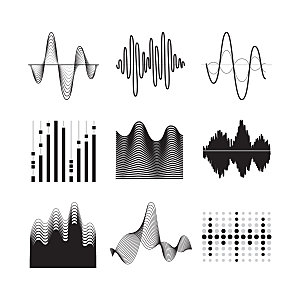 音波音频抽象矢量元素