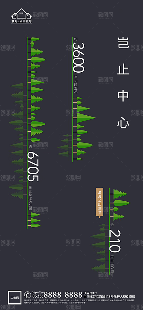 地产配套价值点品牌宣传海报