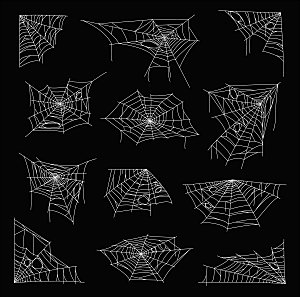 蜘蛛网矢量手绘元素