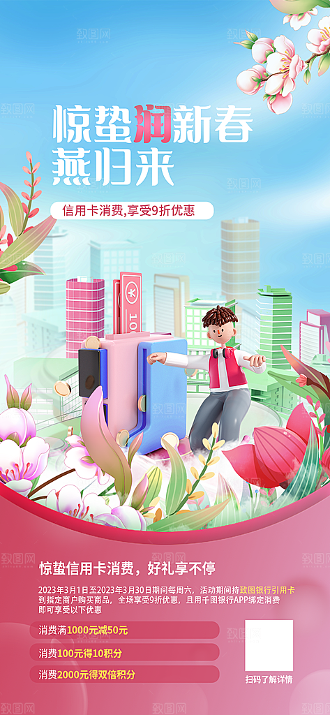 投资理财金融手机海报
