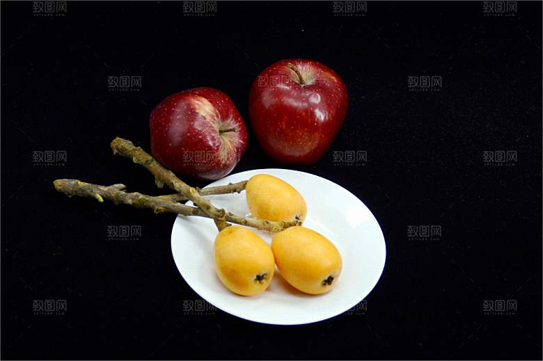 枇杷果 特写图片