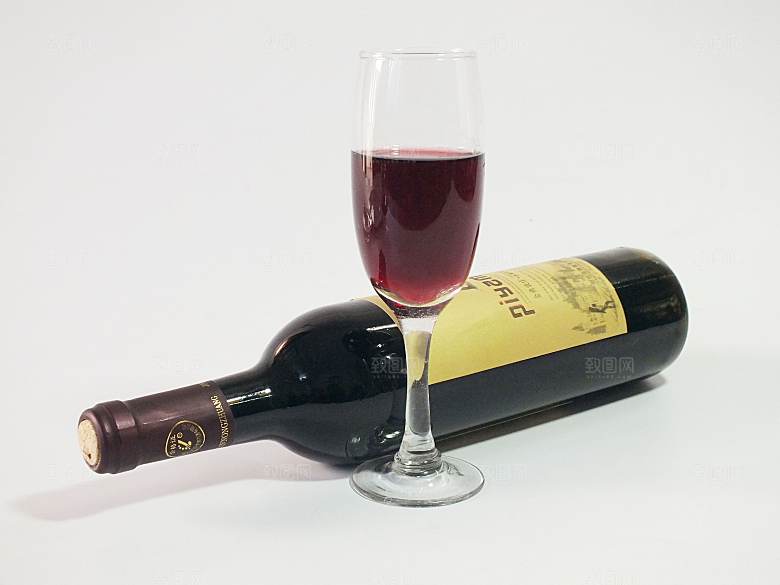 酒杯红酒特写 图片