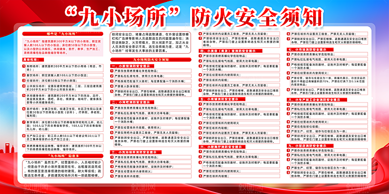消防安全宣传展板