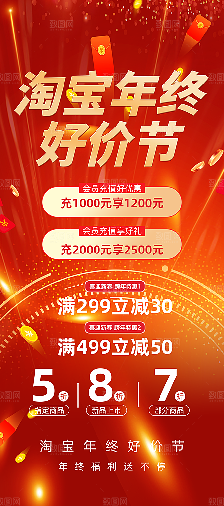 新年元旦宣传海报