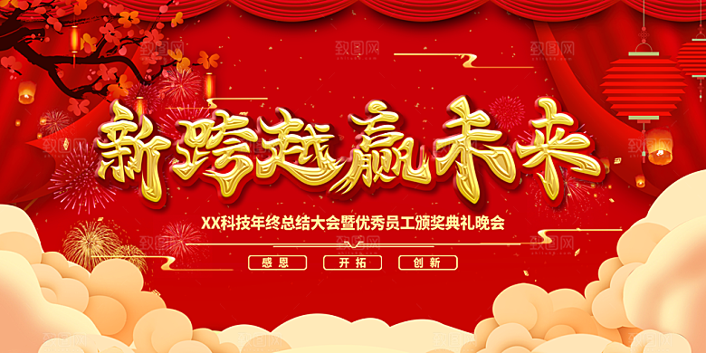 新年年会盛典展板