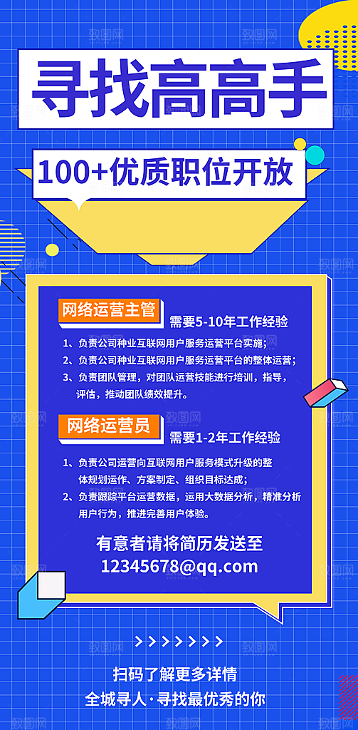 招聘培训宣传广告