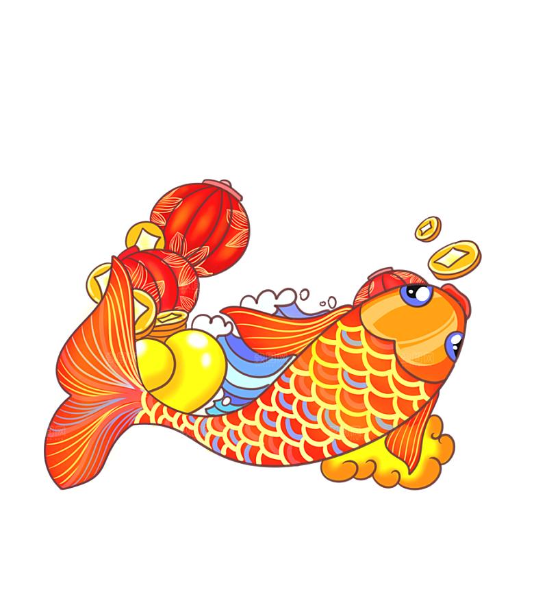 金灿灿金元宝锦鲤