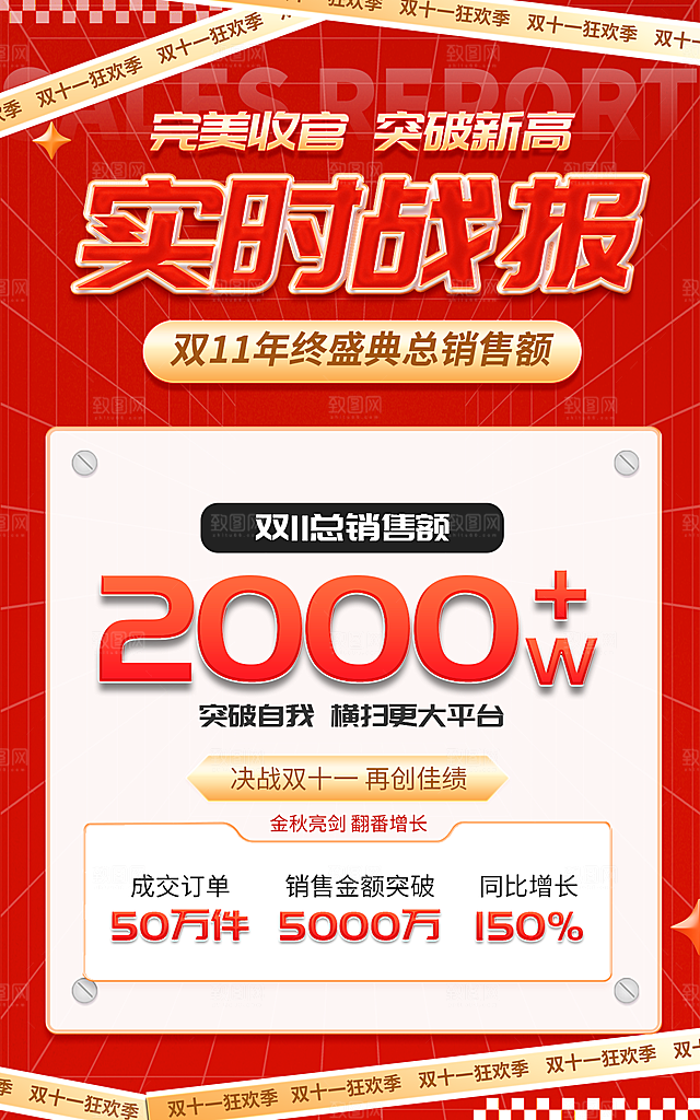 购物商业活动宣传广告