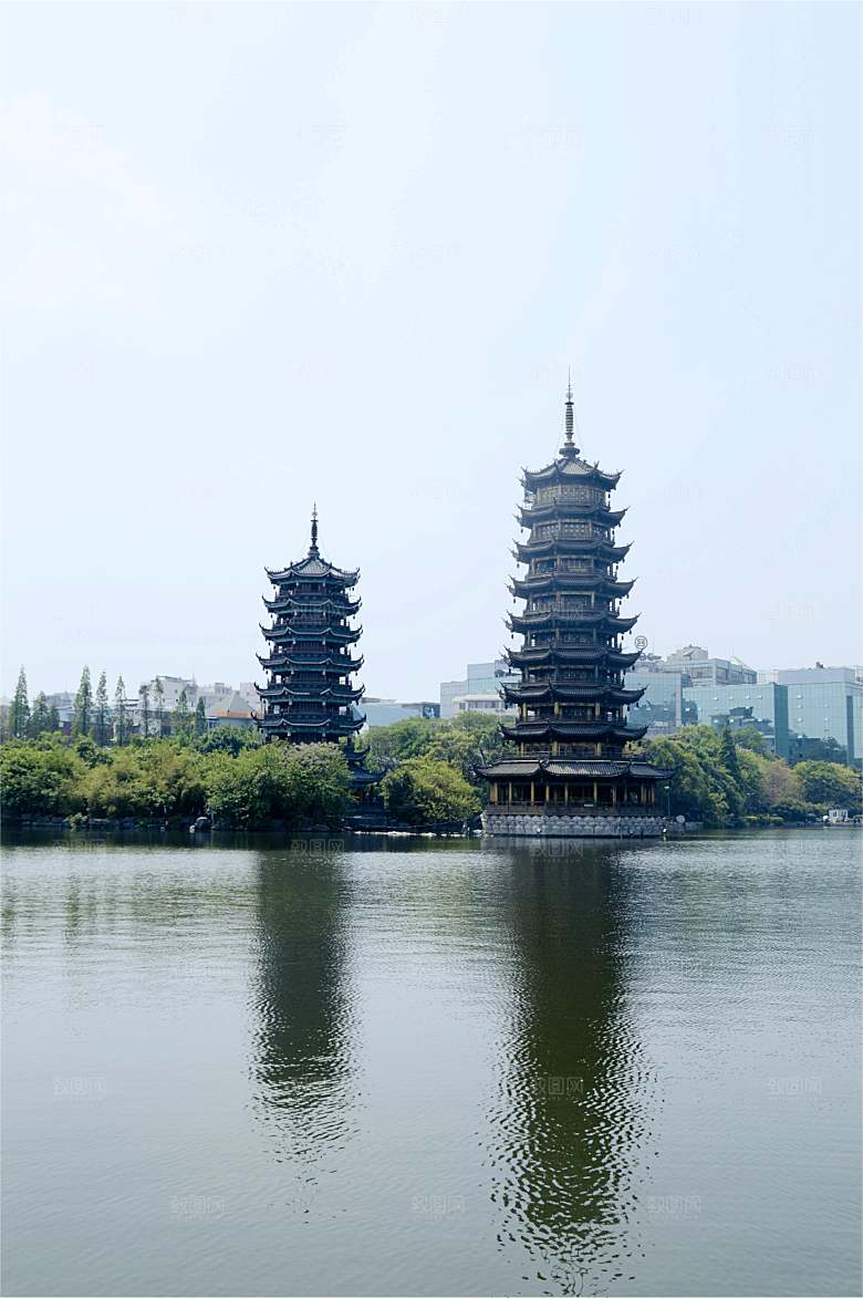 广西桂林山水自然风光
