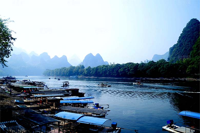 广西 桂林山水自然风光