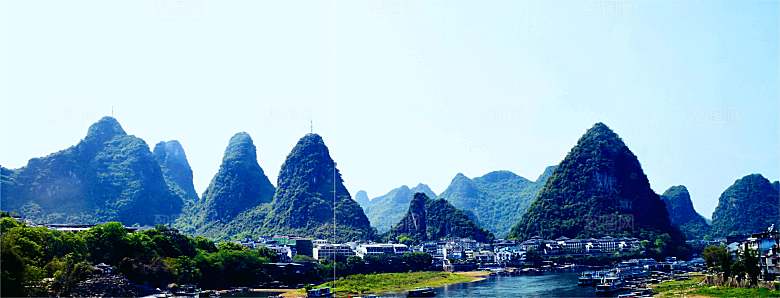 广西桂林山水好风光