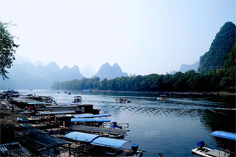 广西桂林山水自然风光