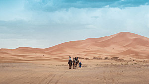 沙漠骆驼高清摄影大图