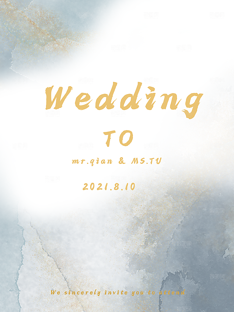 结婚婚庆婚礼邀请函