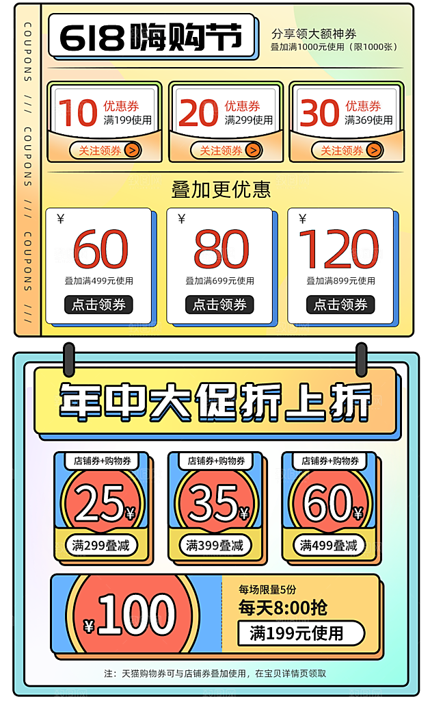 电商商铺价格签标签