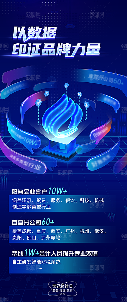 科技感科技风手机海报