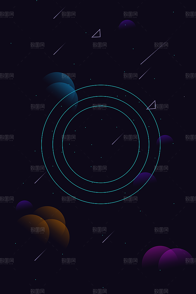 商务科技海报广告背景高端设计