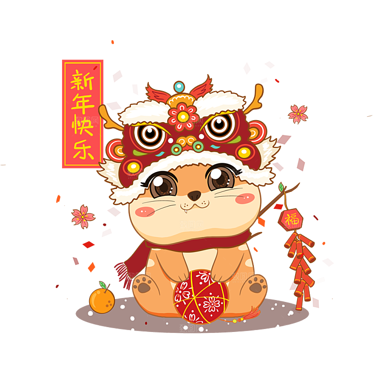 新年老虎元素设计