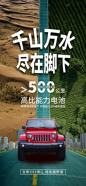 汽车宣传购车海报