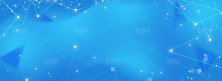 现代科技商务数据海报广告蓝色背景立体特效