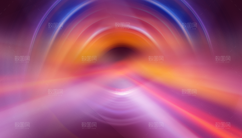唯美个性光效背景海报现代科技线性广告特效