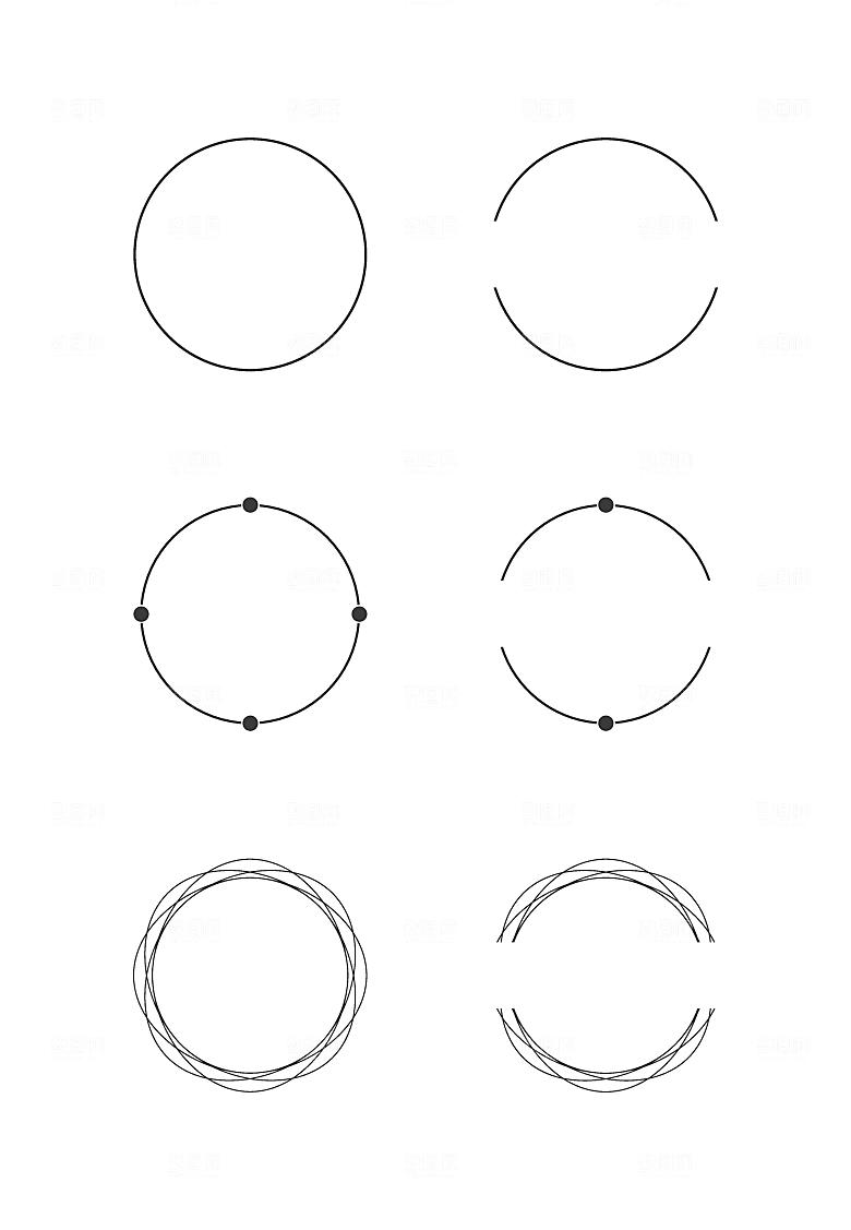 矢量手绘科技图形元素