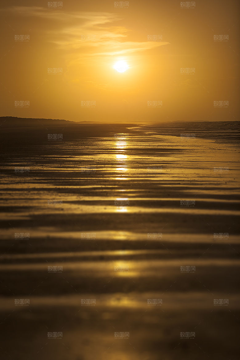 大海天空海面海景夕阳朝霞黄昏落日晚霞