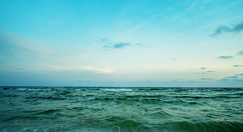 大海天空海面海景夕阳朝霞黄昏落日晚霞