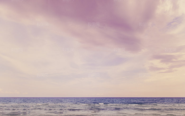 大海天空海面海景夕阳朝霞黄昏落日晚霞