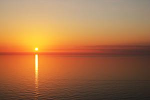 大海天空海面海景夕阳朝霞黄昏落日晚霞