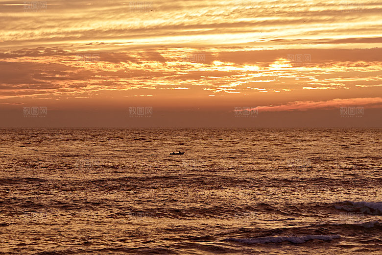 大海天空海面海景夕阳朝霞黄昏落日晚霞